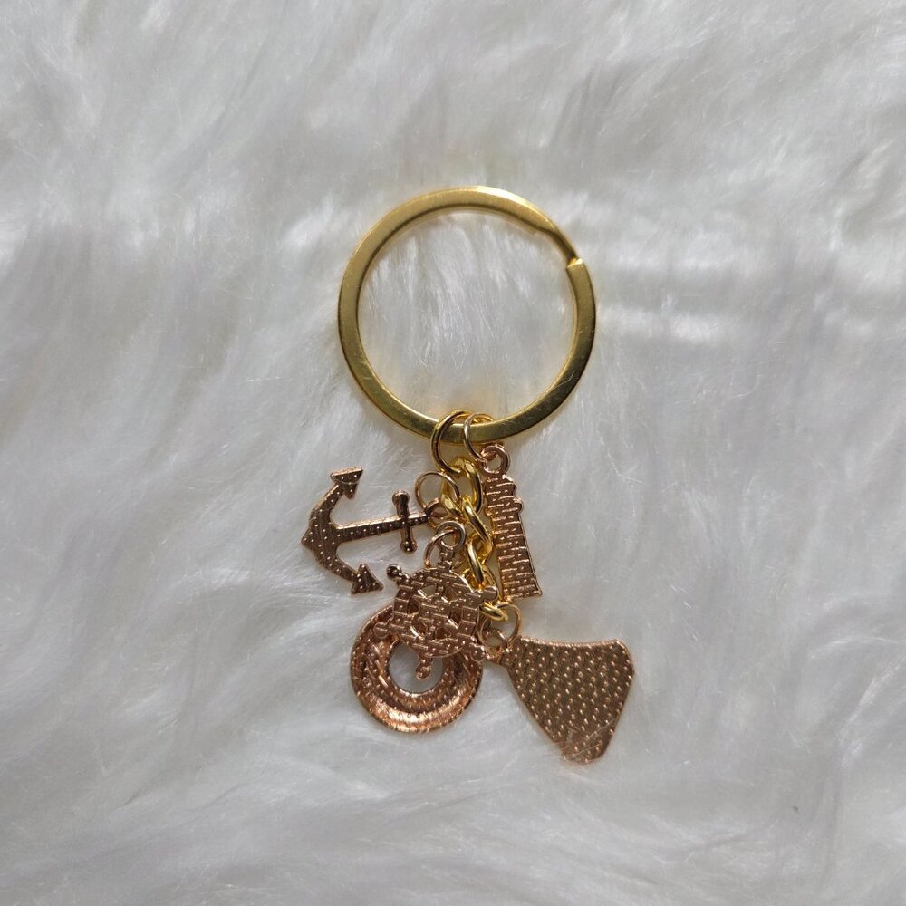 Nautical Keychain/Mini Notebook Set - Picture 8 of 9